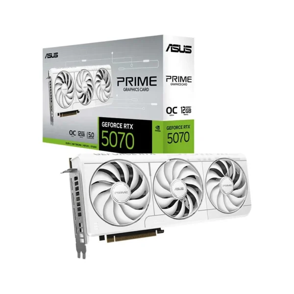 ASUS Prime RTX 5070 White OC Edition 12G...