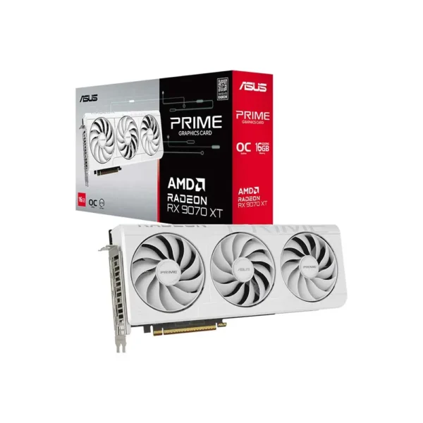 ASUS Prime RX 9070 XT White OC Edition 1...