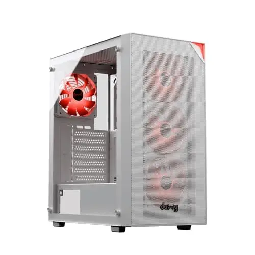 Dawg X 440 ARGB White ATX Mid Tower Cabi...