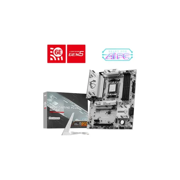 MSI B850 Gaming Plus WiFi6E AM5 ATX Moth...
