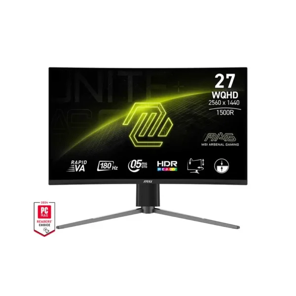 MSI MAG 27CQ6PF 27 Inch WQHD 180HZ Curve...