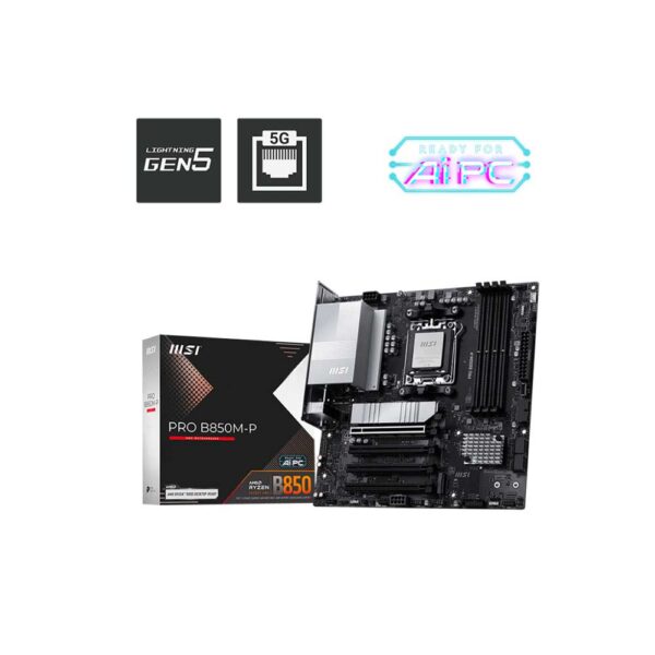 MSI PRO B850M-P AM5 ATX Motherboard