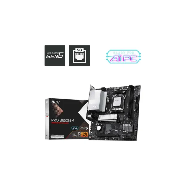 MSI Pro B850M-G AM5 Micro ATX Motherboar...