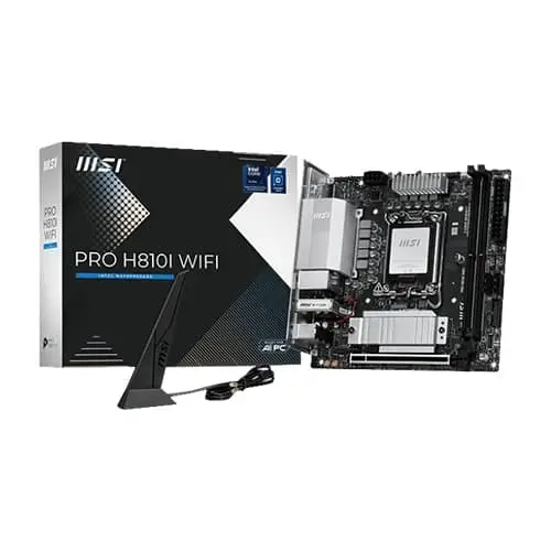 MSI Pro H810I WiFi7 DDR5 M-ITX Motherboa...