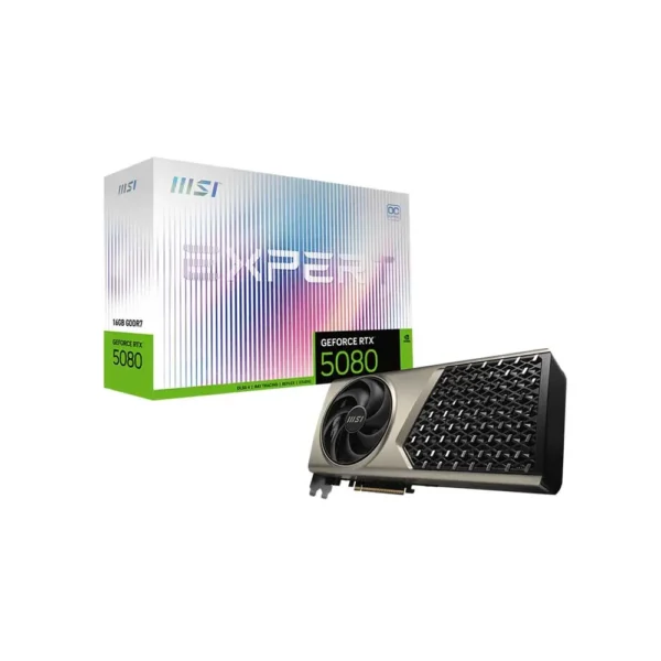 MSI RTX 5080 16GB Expert OC Graphics Car...