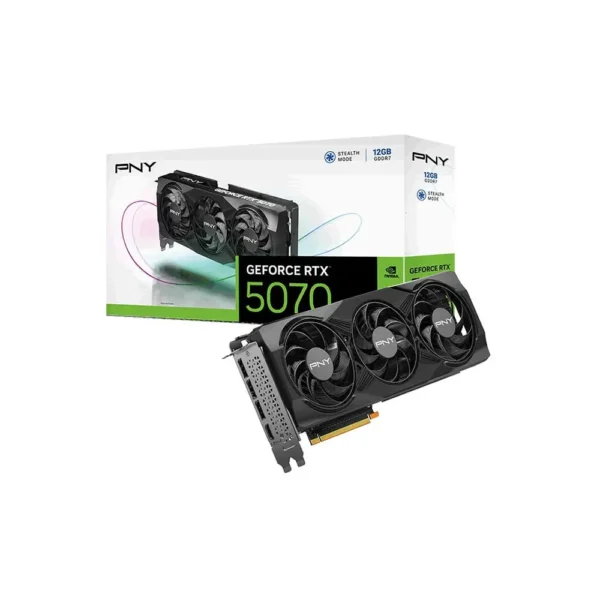PNY RTX 5070 Triple Fan 12GB GDDR7 Graph...